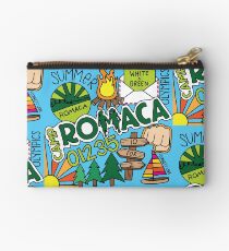 Camp Romaca Collage Zipper Pouch