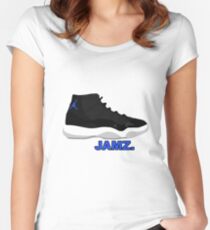 Space Jamz. Women's Fitted Scoop T-Shirt