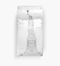 Funda nórdica Statue of Liberty Blueprint