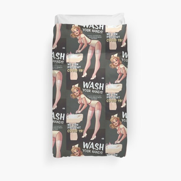 Wash Your Hands! Duvet Cover