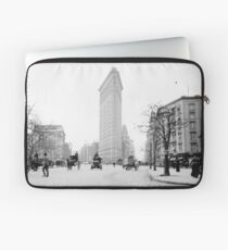 Funda para portátil Vintage Photograph of The NYC Flat Iron Building
