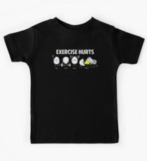 Exercise Hurts | Funny Workout Kids Tee
