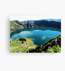 Laguna Quilotoa - Ecuador´s Volcanic Lake Canvas Print