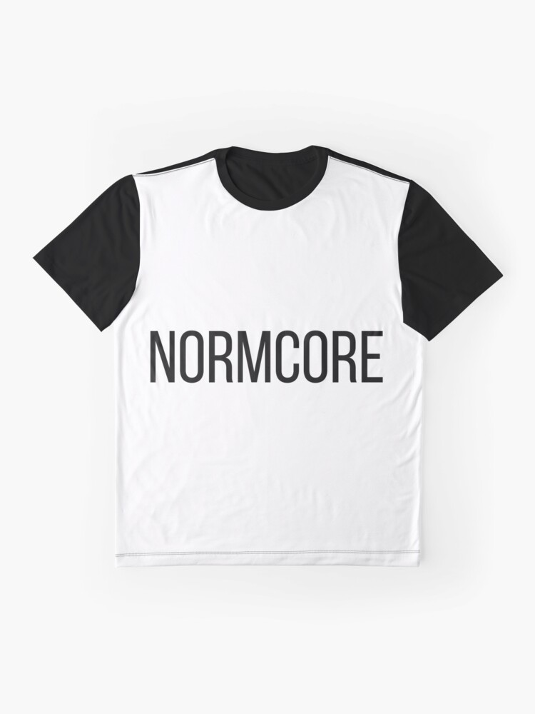 Alternative Ansicht von NORMCORE white HARDCORE NORMAL Grafik T-Shirt