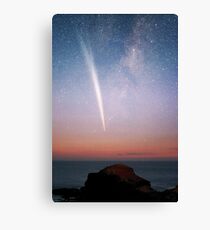 Morning Comet meets the Cape Canvas Print