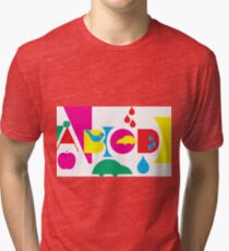 Graphic ABC Tri-blend T-Shirt