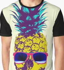 Pineapple Skull Graphic T-Shirt