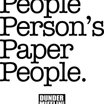 People Person's Paper People Art Print for Sale by boboman13