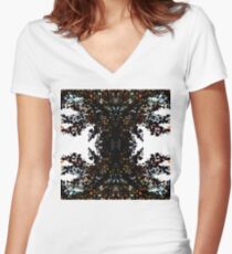 Prismatic Women's Fitted V-Neck T-Shirt