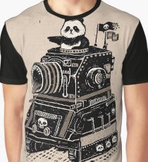 Panda's Skull Tank Vintage Style Graphic T-Shirt