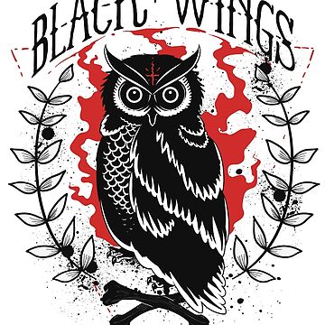 Poster Black wings 