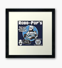 RoboPops Cereal Box Mashup Framed Print