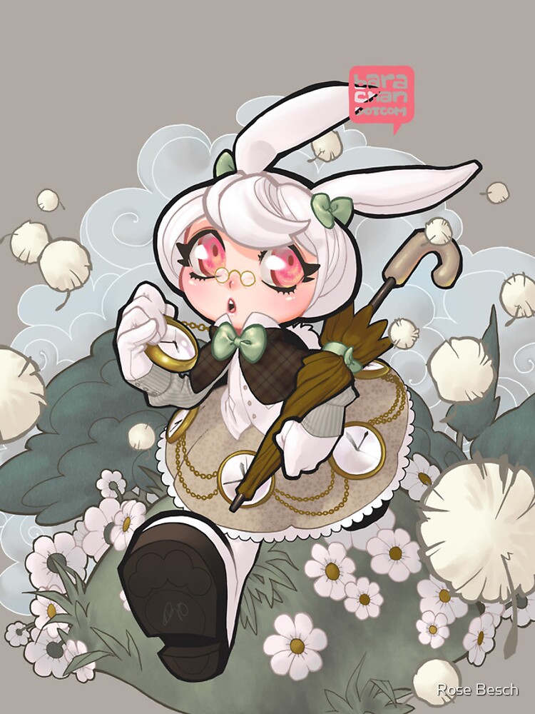 white rabbit by barachan