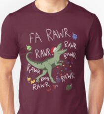 T-Rex Christmas Dinosaur - Dinosaur Christmas Slim Fit T-Shirt