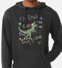 Sudadera con capucha ligera Dinosaurio de Navidad T-Rex - Navidad de dinosaurios