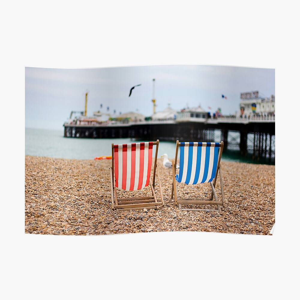 "Oh I do like to be beside the seaside...." Poster by beolens | Redbubble