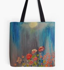Moonlit Flowers Tote Bag