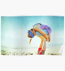 Elevated Child Pose Poster