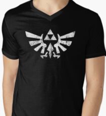 Zelda Triforce Symbol Men's V-Neck T-Shirt