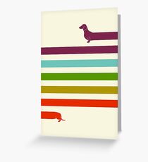 (Very) Long Dachshund Greeting Card