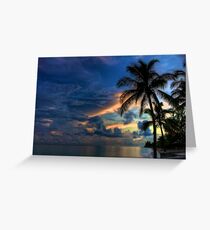Sunset in the Bahamas Greeting Card