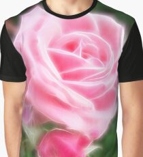 Pink Roses in Anzures 2 Angelic Graphic T-Shirt