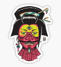 Samurai Geisha Sticker