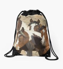 Painted Sisters-Signed-2603 Drawstring Bag
