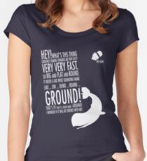 Panicking Women's Fitted Scoop T-Shirt