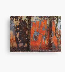 Old Bridge and Graffiti 3 Canvas Print