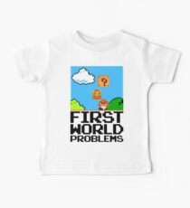 First World Problems (Black) Baby Tee