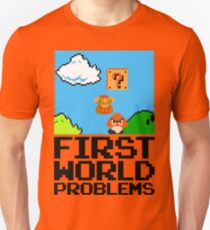 First World Problems (Black) Unisex T-Shirt
