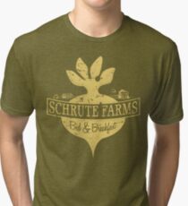 Schrute Farms B&B (no circles) Tri-blend T-Shirt