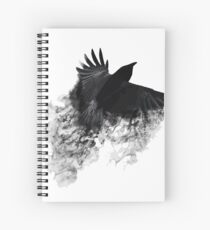 Cuaderno de espiral El cuervo negro
