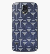 Blue Martinis Pattern Hülle & Klebefolie für Samsung Galaxy