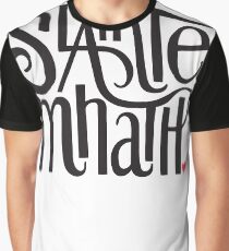 Slainte Mhath in black and red Graphic T-Shirt