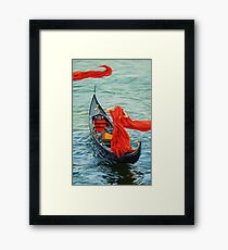 Venetian blood Framed Print