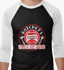 Ratchet's Auto & Bot Repair Men's Baseball ¾ T-Shirt