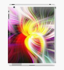 Multi Colored Digital Twirl Design iPad Case/Skin