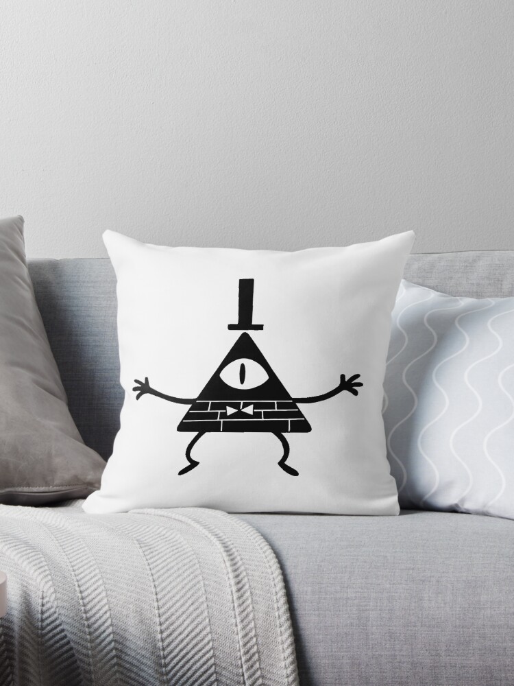 bill cipher spongebob pillow