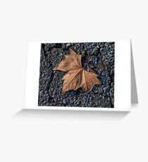 Leaf Greeting Card