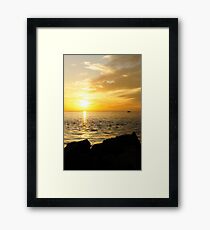 Yellow Sky Framed Print