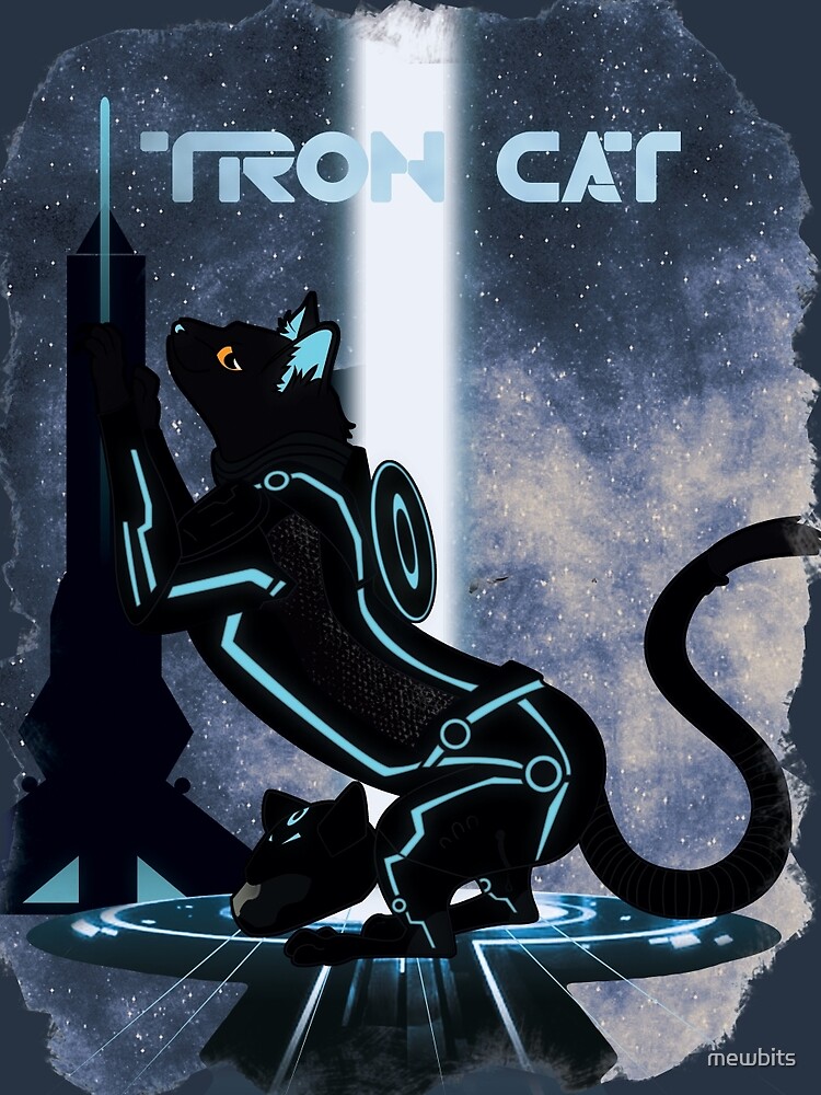 tron cat t shirt