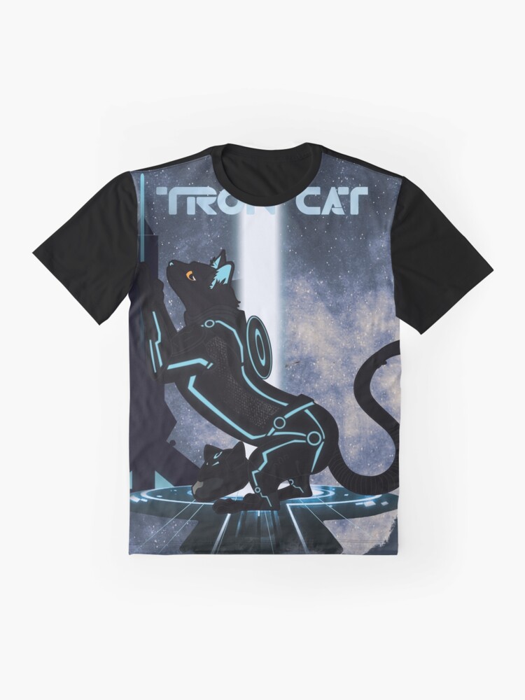 tron cat t shirt