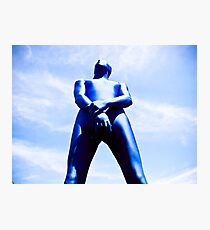 A Day in Blue Zentai lomo 06 Photographic Print