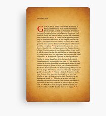 Desiderata Canvas Print