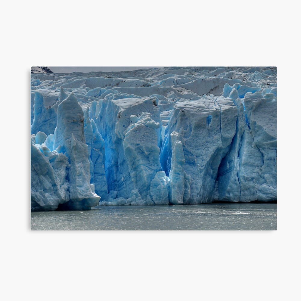The Face of Grey Glacier Canvas Print