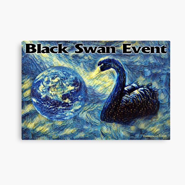 Black Swan Event Canvas Print