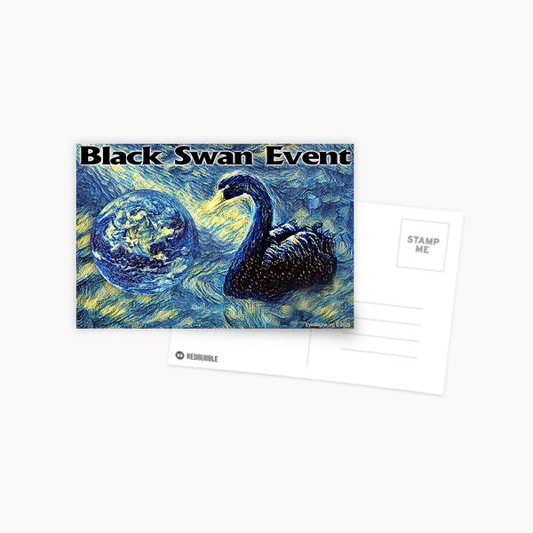 Black Swan Event Postcard