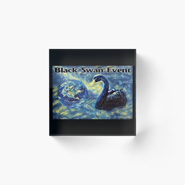 Black Swan Event Acrylic Block